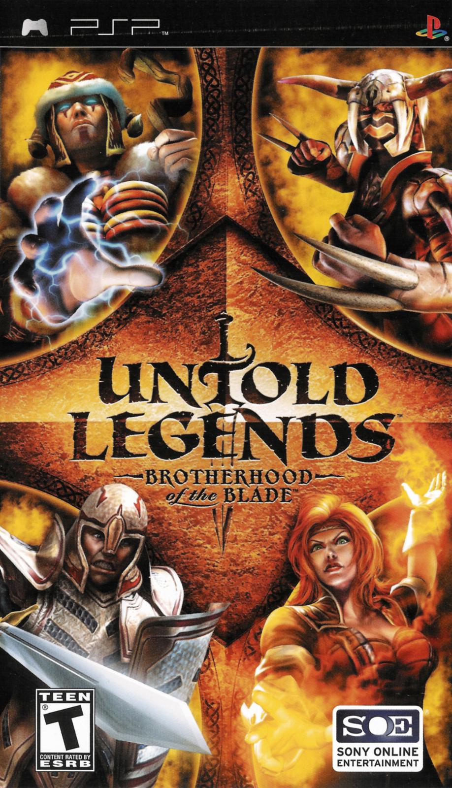 Nexwave Video Games Inc. - Untold Legends Brotherhood of the Blade - Video Game - PSP