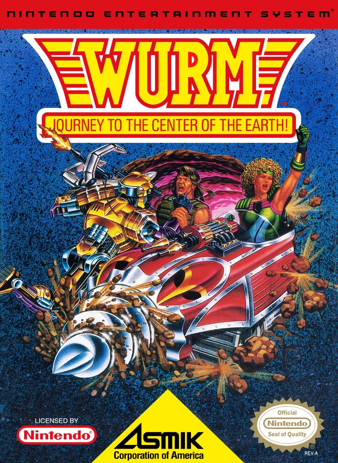 Wurm Journey to the Center of the Earth - NES