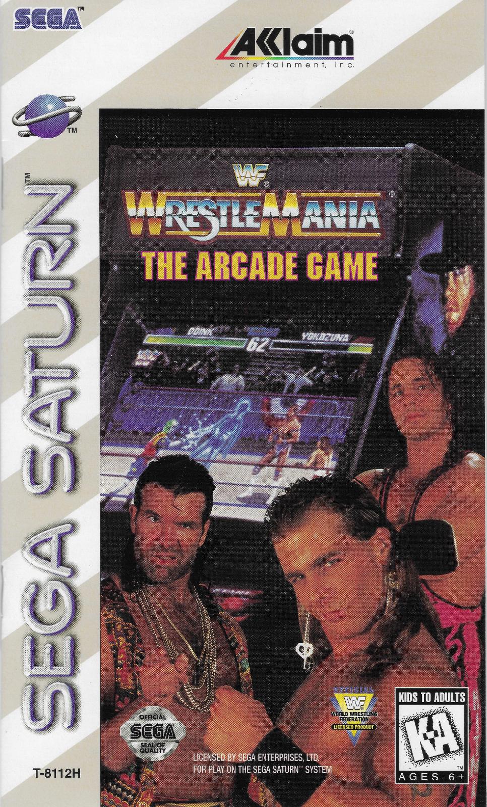 WWF Wrestlemania The Arcade Game - Sega Saturn