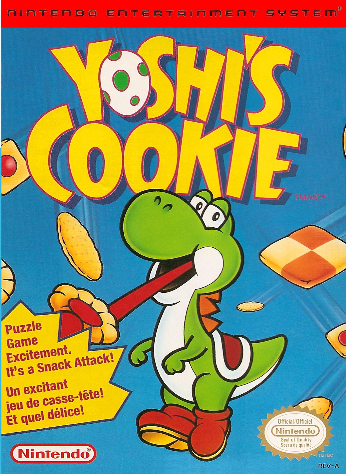 Nexwave Video Games Inc. - Yoshi's Cookie - Video Game - NES