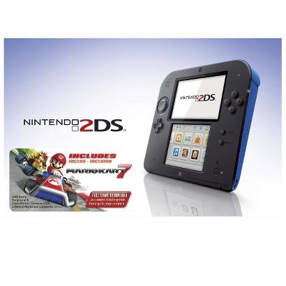 Nintendo 2DS Electric Blue [Mario Kart 7 Pre-Installed] - Nintendo 3DS