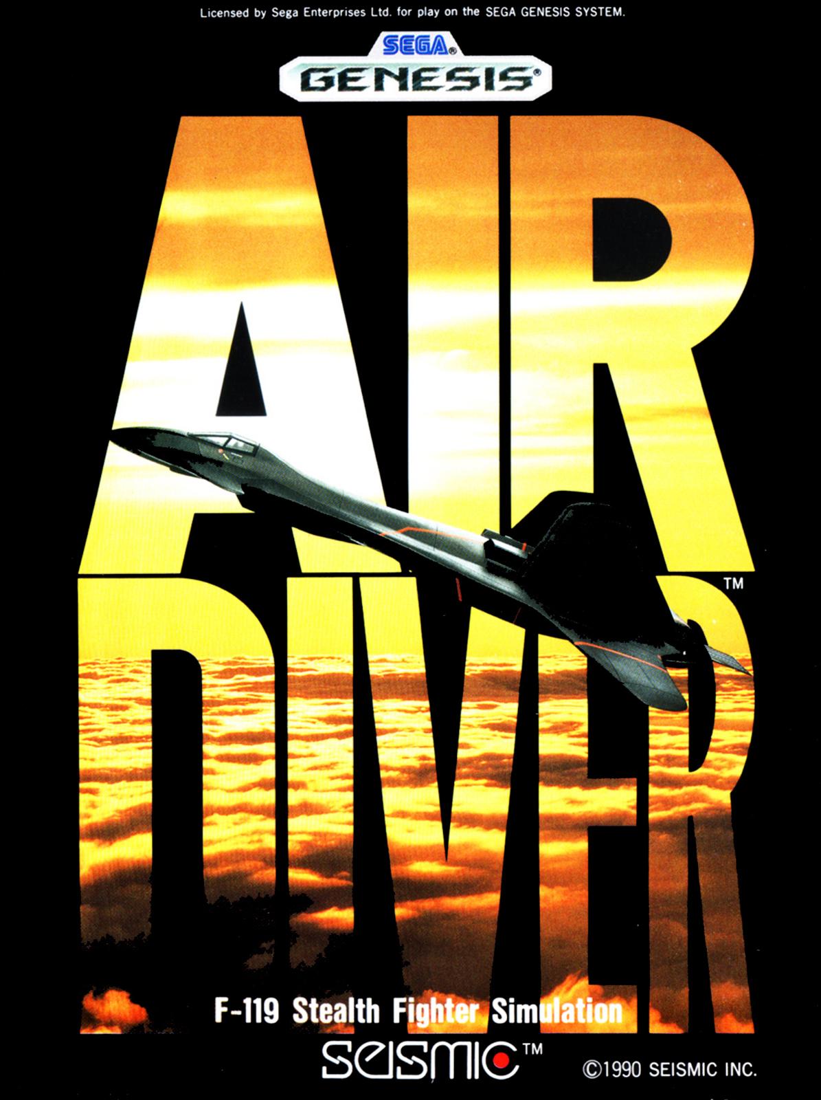 Nexwave Video Games Inc. - Air Diver - Video Game - Sega Genesis