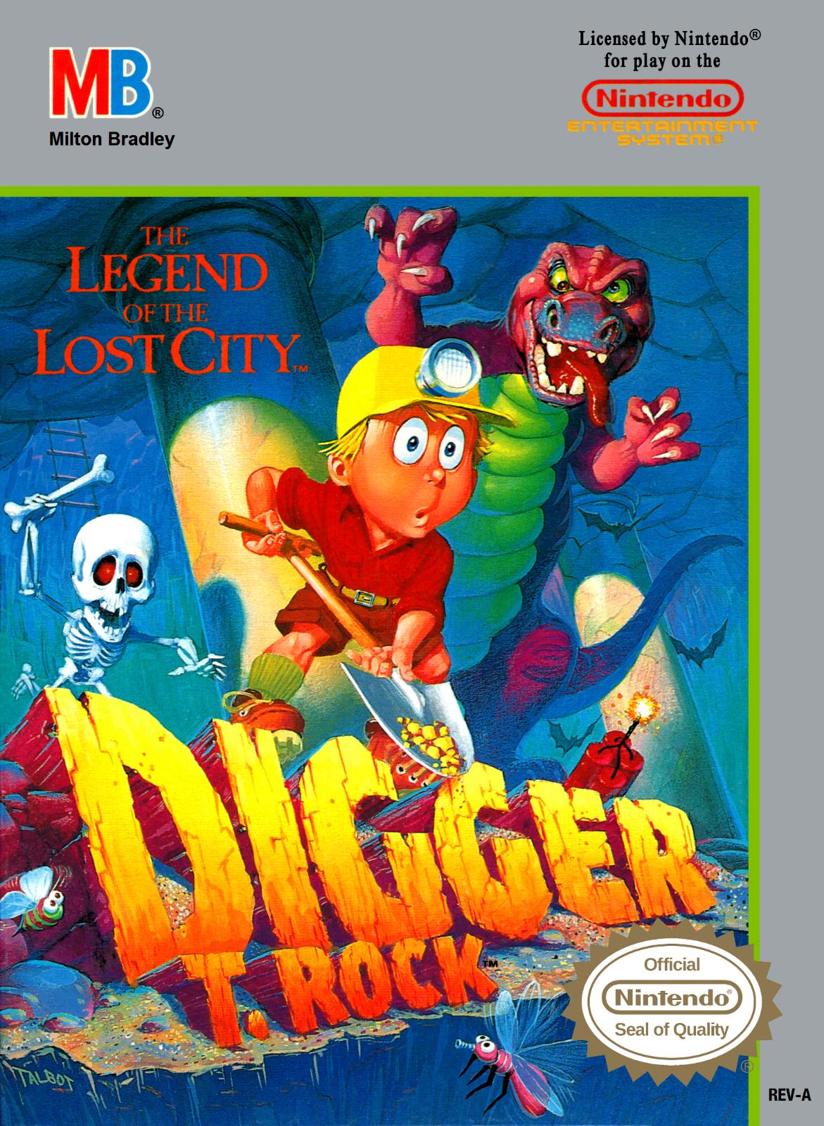 Nexwave Video Games Inc. - Digger T Rock - Video Game - NES