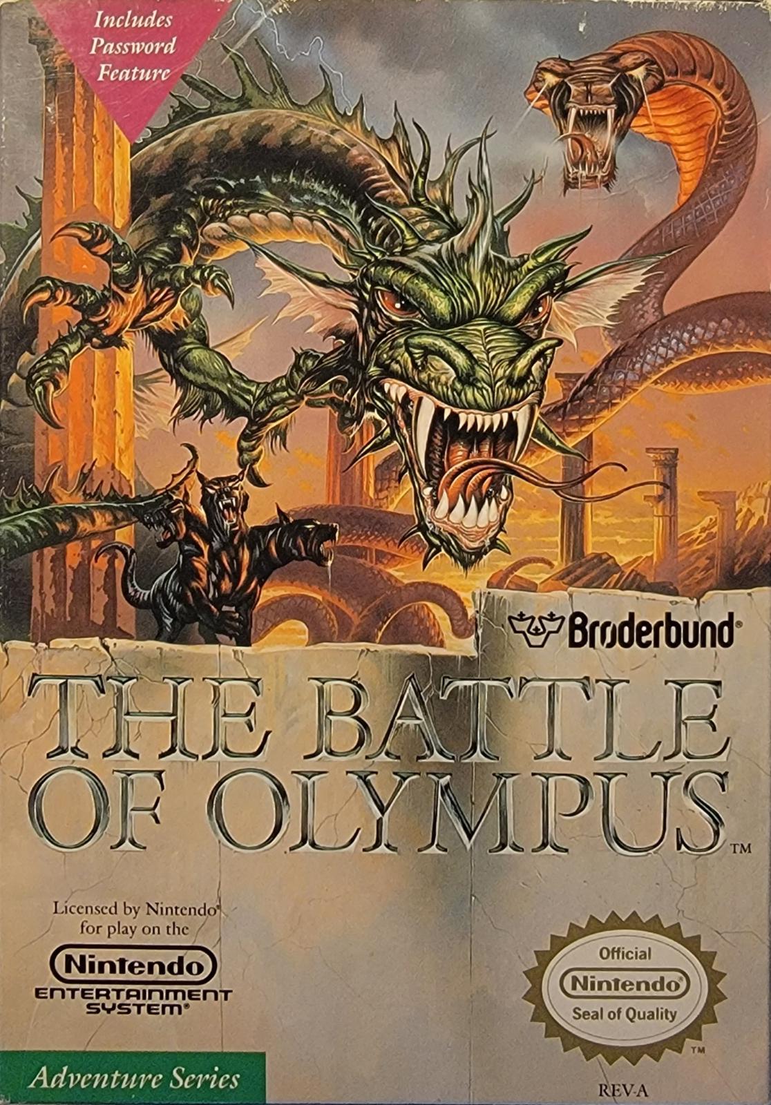Nexwave Video Games Inc. - Battle of Olympus - Video Game - NES