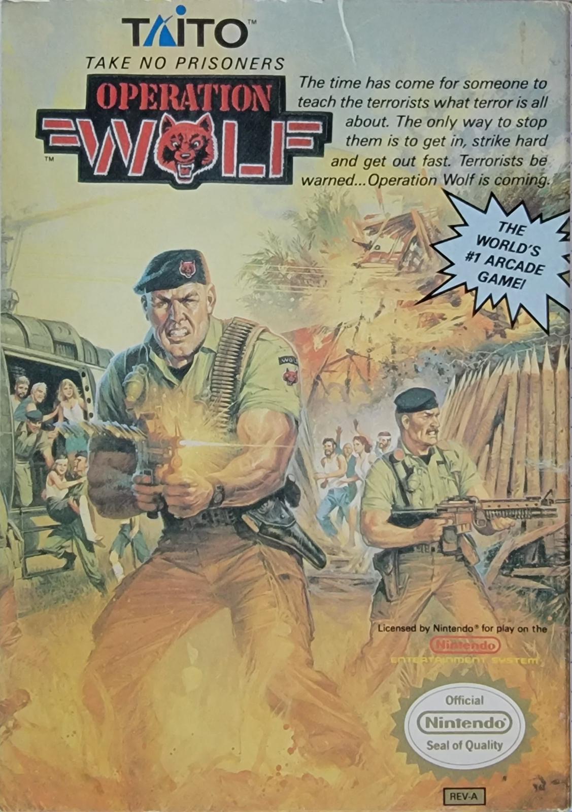 Nexwave Video Games Inc. - Operation Wolf - Video Game - NES