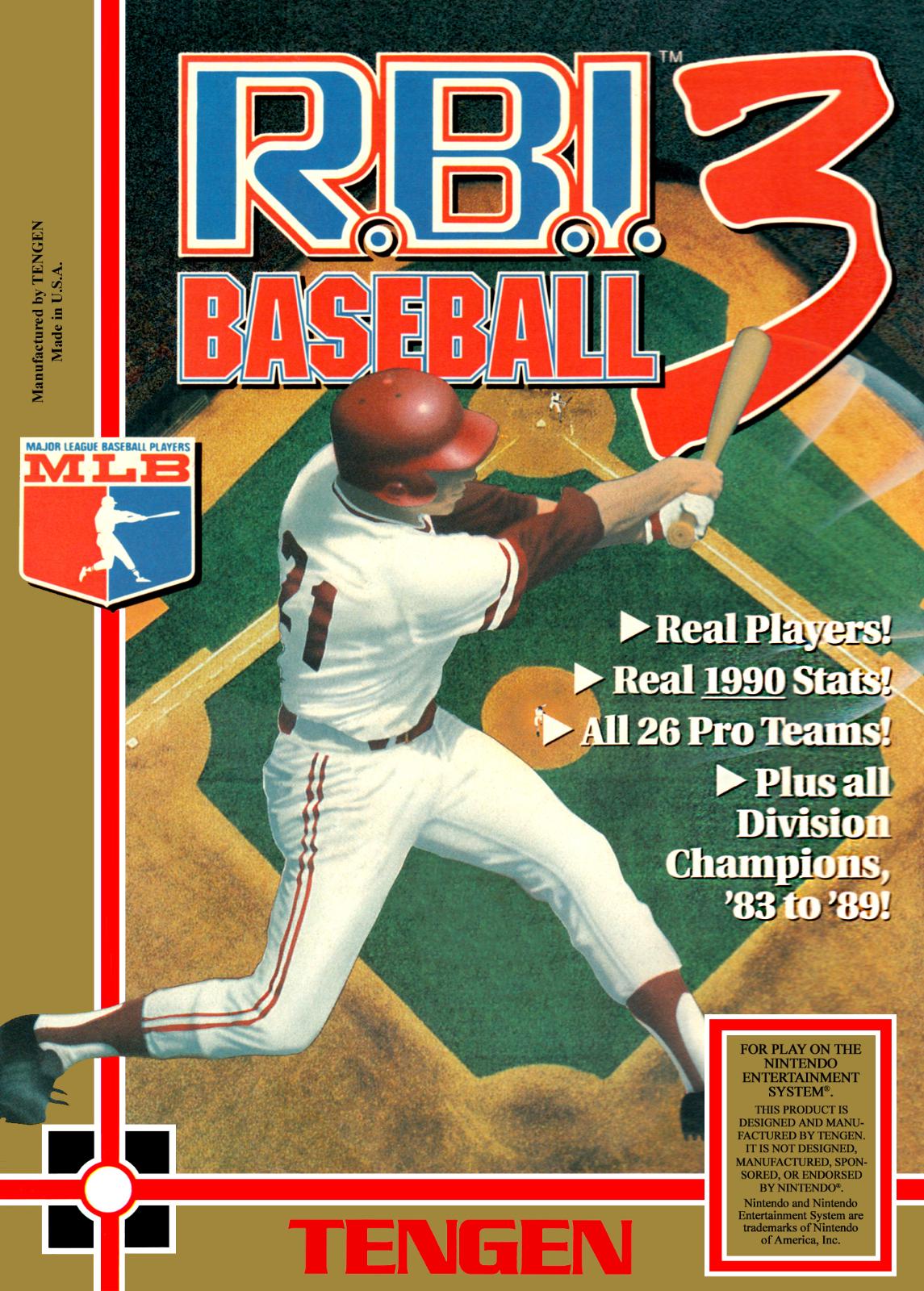 RBI Baseball 3 - NES
