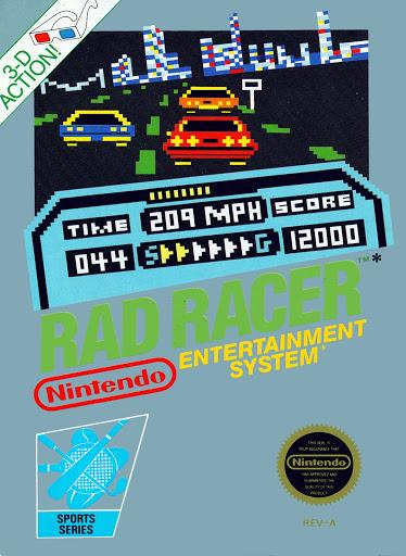 Nexwave Video Games Inc. - Rad Racer - Video Game - NES