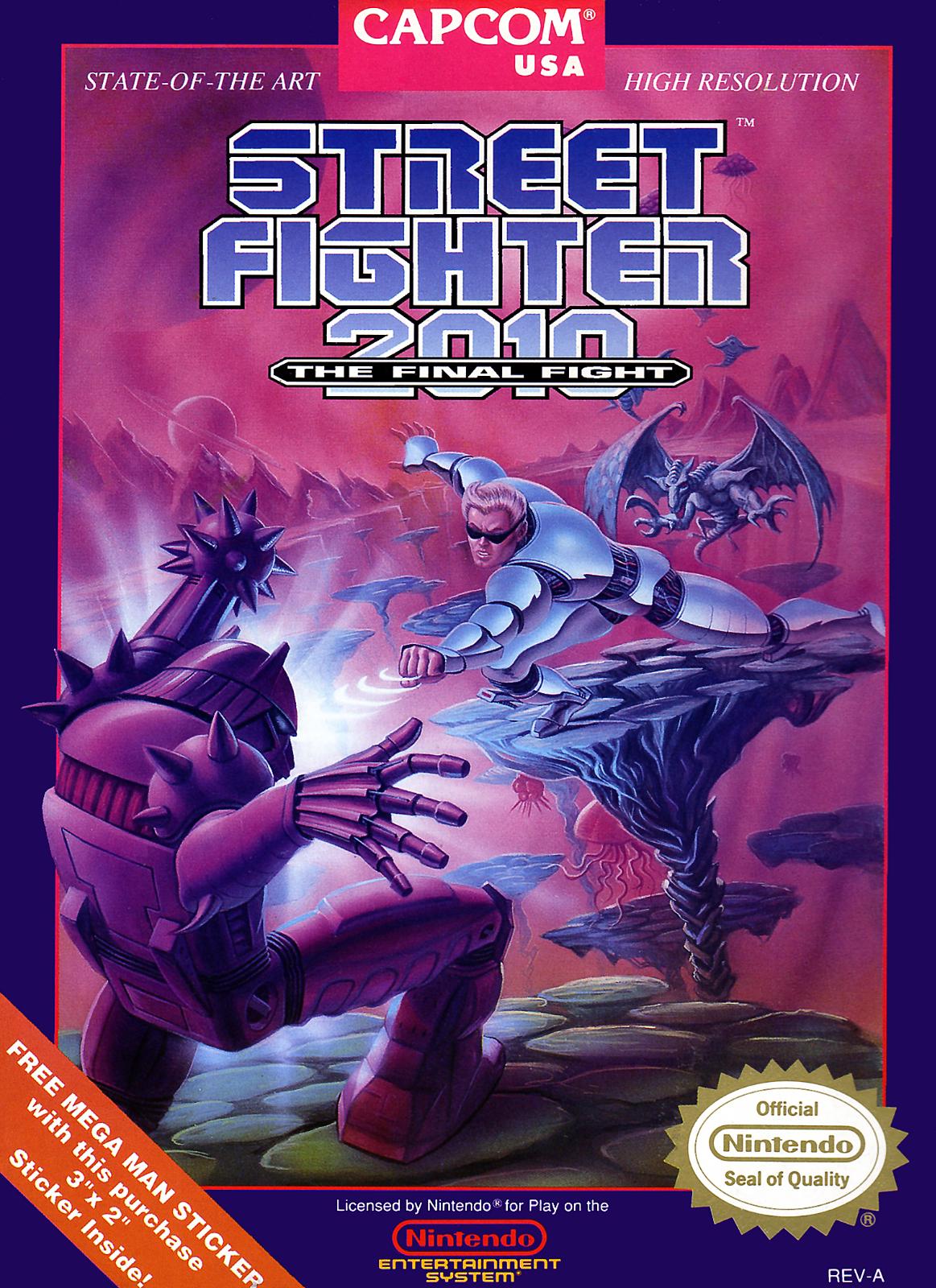 Nexwave Video Games Inc. - Street Fighter 2010 the Final Fight - Video Game - NES