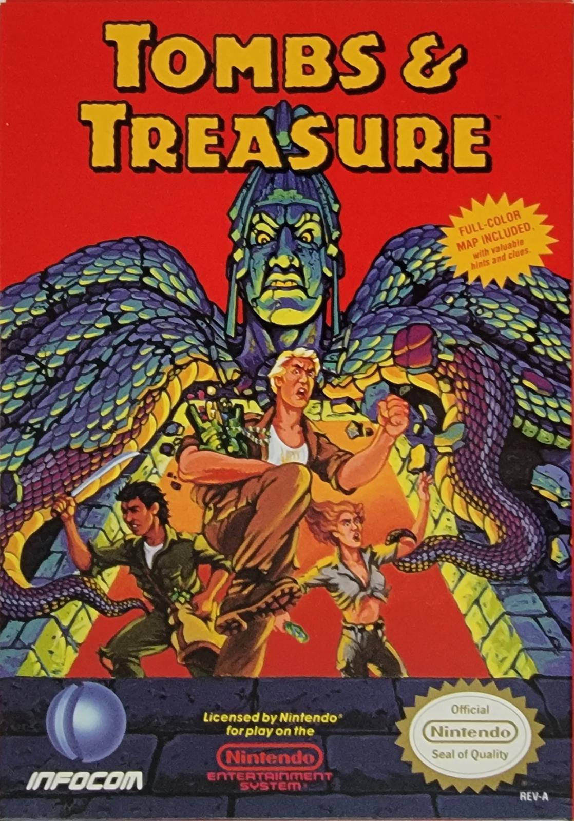 Nexwave Video Games Inc. - Tombs and Treasure - Video Game - NES