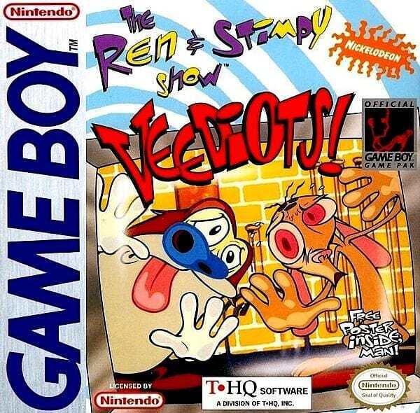 Nexwave Video Games Inc. - The Ren & Stimpy Show Veediots - Video Game - GameBoy