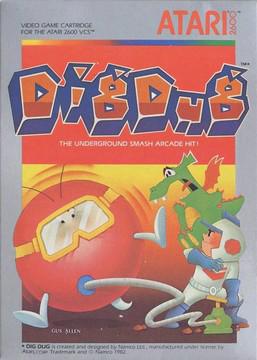 Nexwave Video Games Inc. - Dig Dug - Video Game - Atari 2600