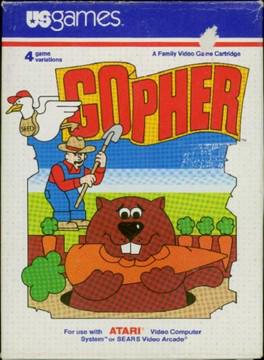 Nexwave Video Games Inc. - Gopher - Video Game - Atari 2600