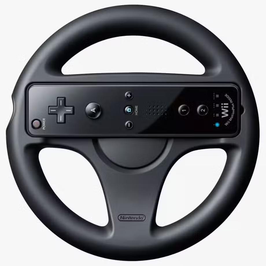 Wii Wheel Black - Wii