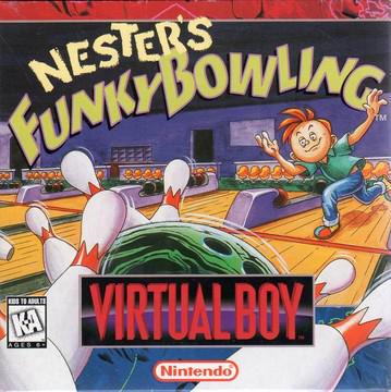 Nexwave Video Games Inc. - Nester's Funky Bowling - Video Game - Virtual Boy