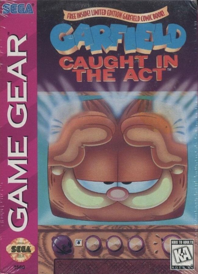 Nexwave Video Games Inc. - Garfield Caught in the Act - Video Game - Sega Game Gear