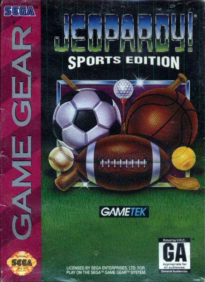 Nexwave Video Games Inc. - Jeopardy Sports Edition - Video Game - Sega Game Gear