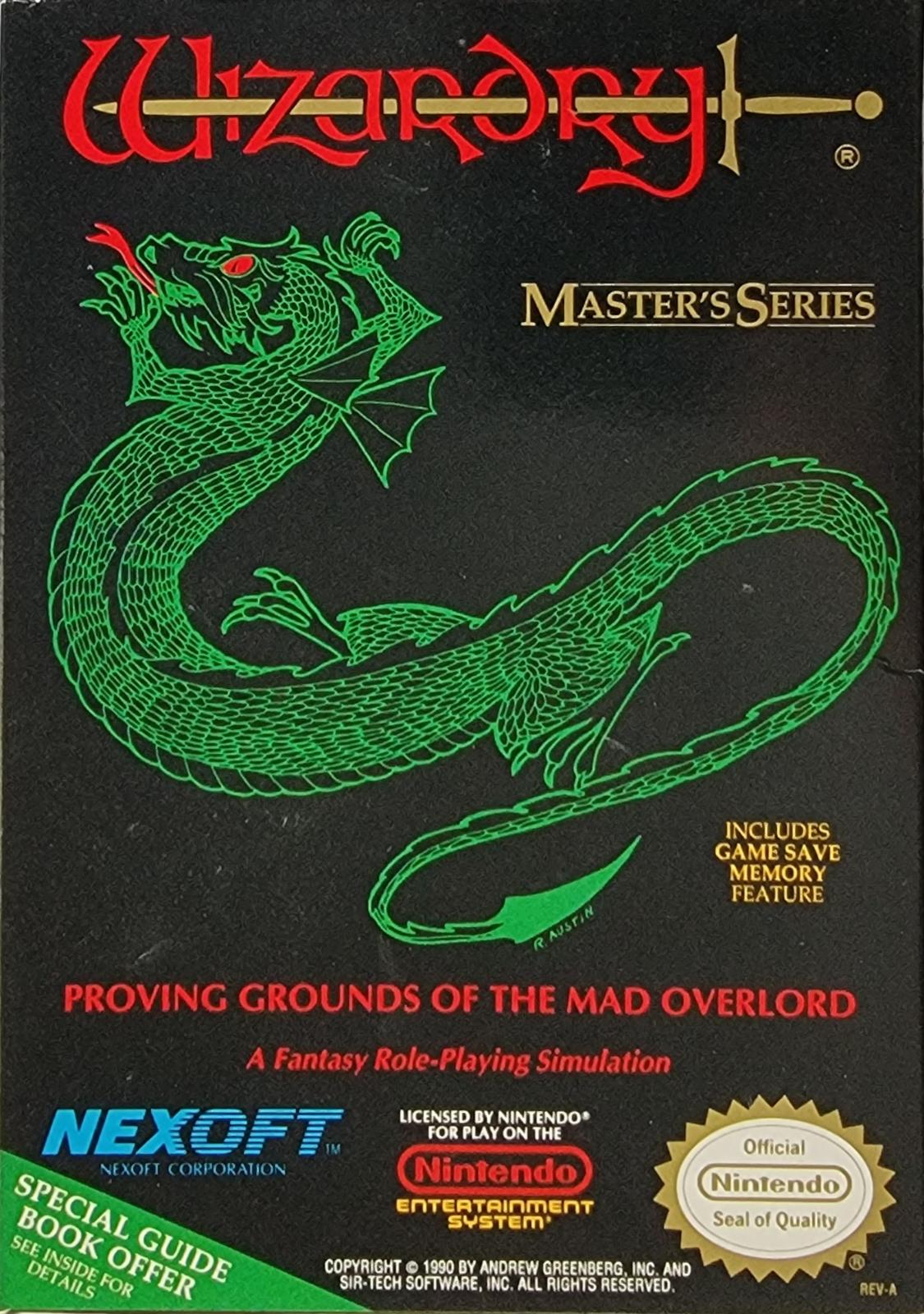 Nexwave Video Games Inc. - Wizardry: Proving Grounds of the Mad Overlord - Video Game - NES