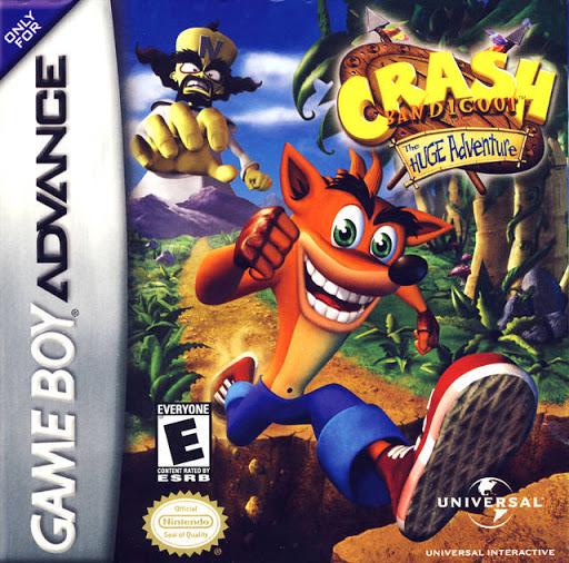 Nexwave Video Games Inc. - Crash Bandicoot the Huge Adventure - Video Game - GameBoy Advance