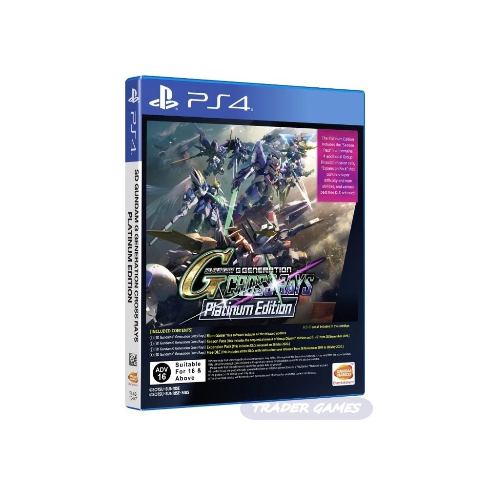 SD Gundam G Generation Cross Rays [Platinum Edition] - JP Playstation 4