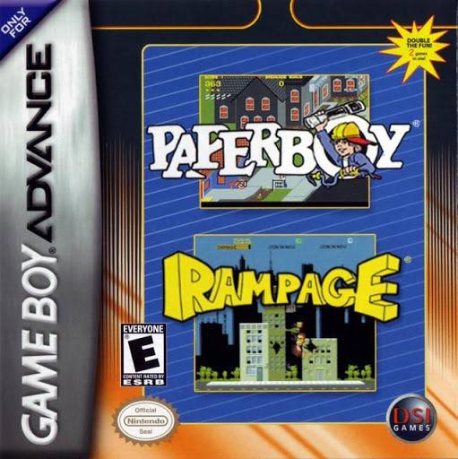 Nexwave Video Games Inc. - Paperboy & Rampage - Video Game - GameBoy Advance
