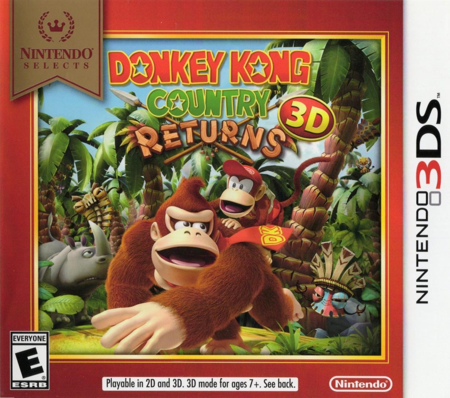 Donkey Kong Country Returns 3D [Nintendo Selects] - Nintendo 3DS
