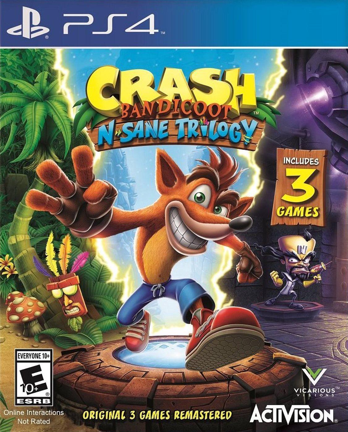 Nexwave Video Games Inc. - Crash Bandicoot N. Sane Trilogy - Video Game - Playstation 4