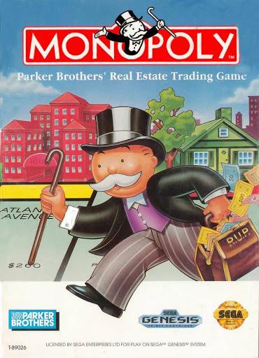 Nexwave Video Games Inc. - Monopoly [Cardboard Box] - Video Game - Sega Genesis