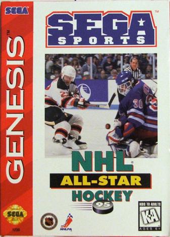 Nexwave Video Games Inc. - NHL All-Star Hockey 95 [Cardboard Box] - Video Game - Sega Genesis