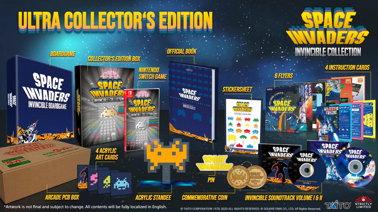 Space Invaders Invincible Collection [Ultra Collector's Edition] - PAL Nintendo Switch