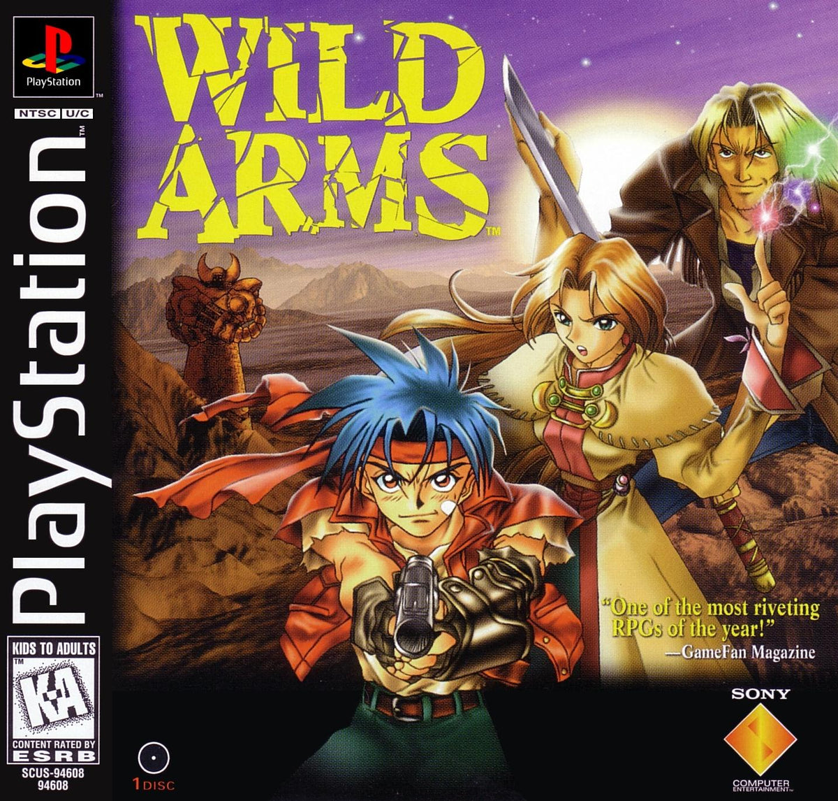 Nexwave Video Games Inc. - Wild Arms - Video Game - Playstation