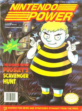 Nexwave Video Games Inc. - [Volume 45] Addam's Family Pugsley's Scavenger Hunt - Video Game - Nintendo Power