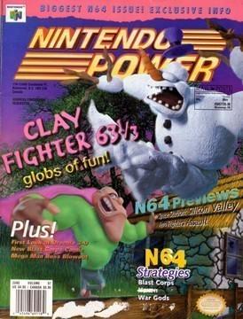Nexwave Video Games Inc. - [Volume 97] Clay Fighter 63 1/3 - Video Game - Nintendo Power