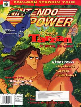 Nexwave Video Games Inc. - [Volume 129] Disney's Tarzan - Video Game - Nintendo Power