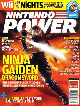 Nexwave Video Games Inc. - [Volume 224] Ninja Gaiden: Dragon Sword - Video Game - Nintendo Power