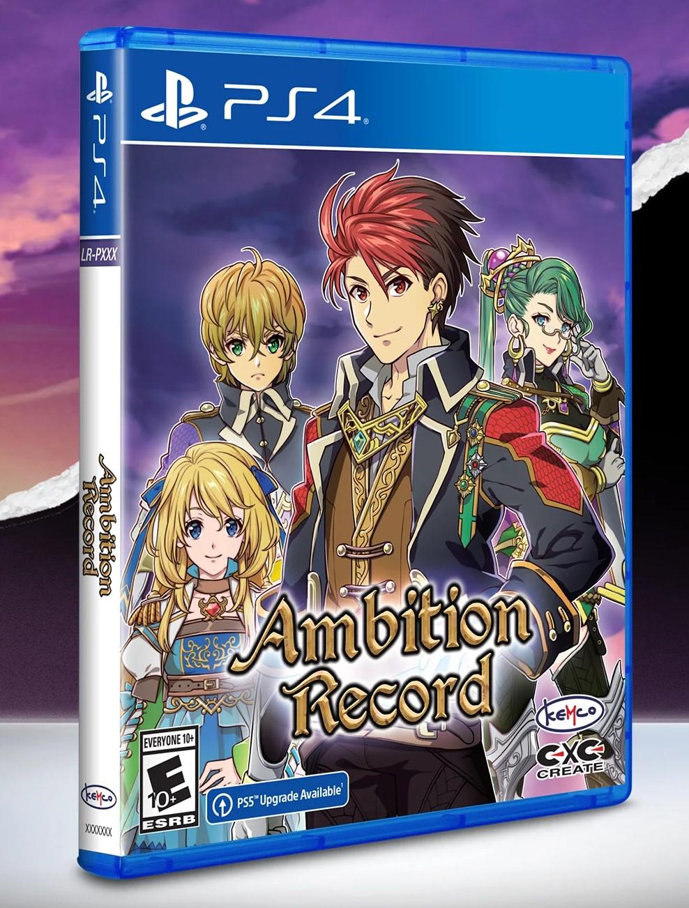 Ambition Record - Playstation 4