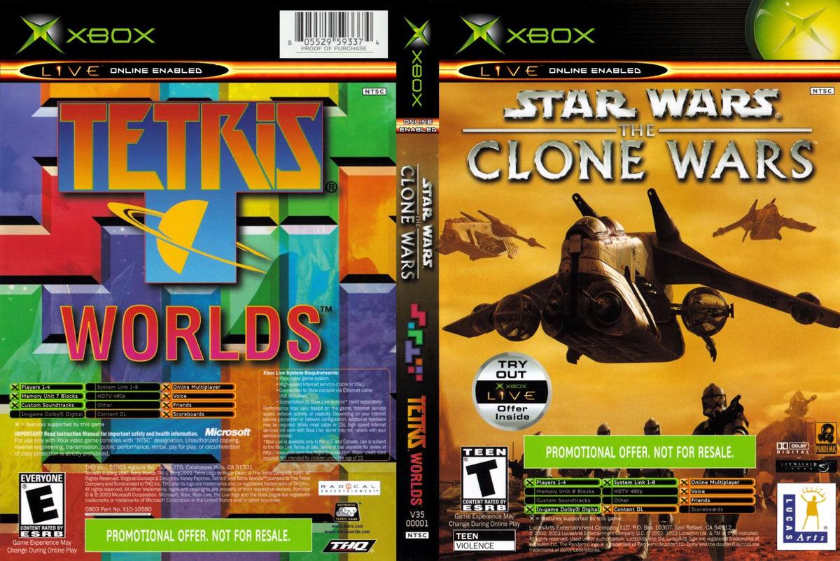 Nexwave Video Games Inc. - Clone Wars Tetris Worlds Combo Pack - Video Game - Xbox