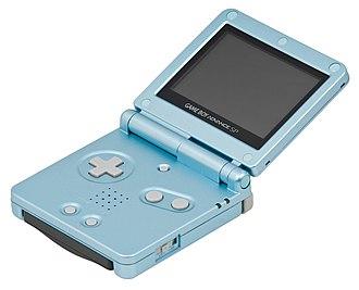 Nexwave Video Games Inc. - Pearl Blue GameBoy Advance SP [AGS-101] - Video Game - GameBoy Advance