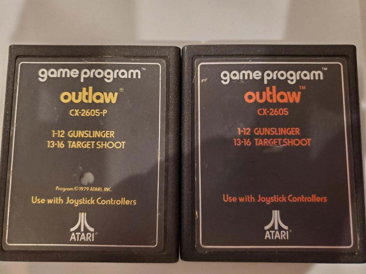 Nexwave Video Games Inc. - Outlaw [Text Label] - Video Game - Atari 2600