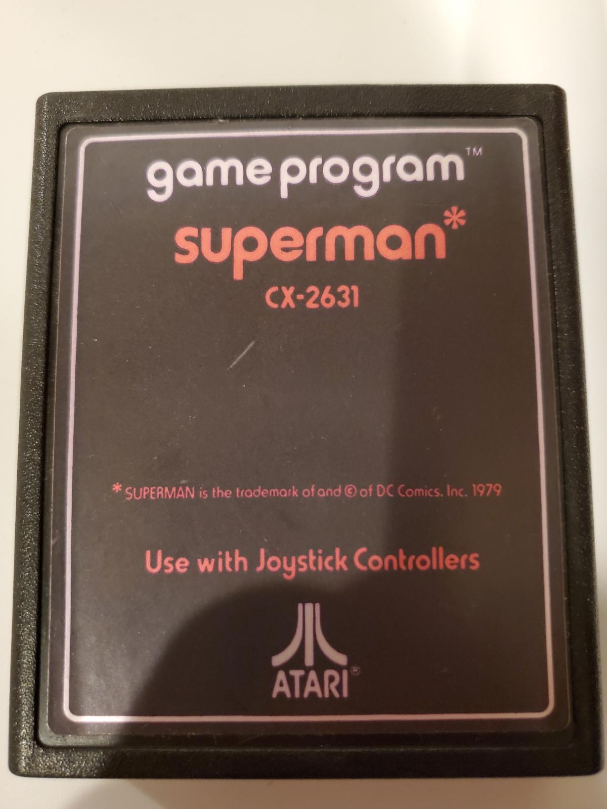 Nexwave Video Games Inc. - Superman [Text Label] - Video Game - Atari 2600