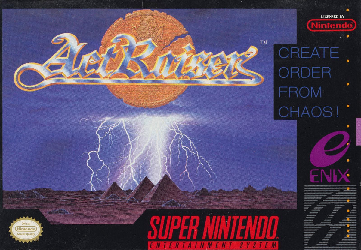 Nexwave Video Games Inc. - ActRaiser - Video Game - Super Nintendo