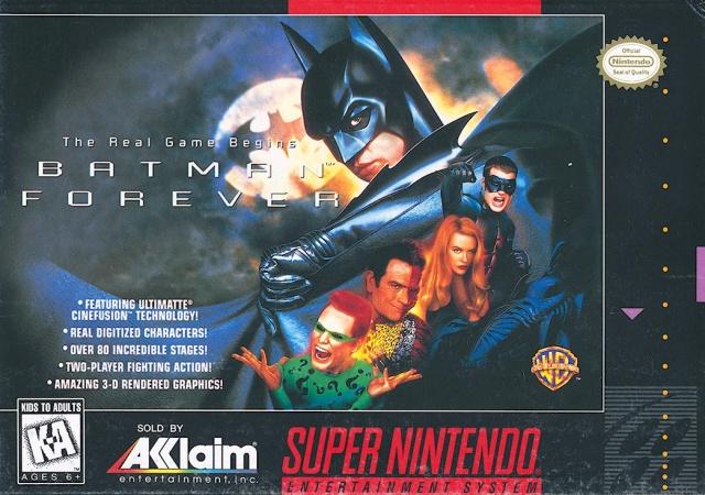 Nexwave Video Games Inc. - Batman Forever - Video Game - Super Nintendo