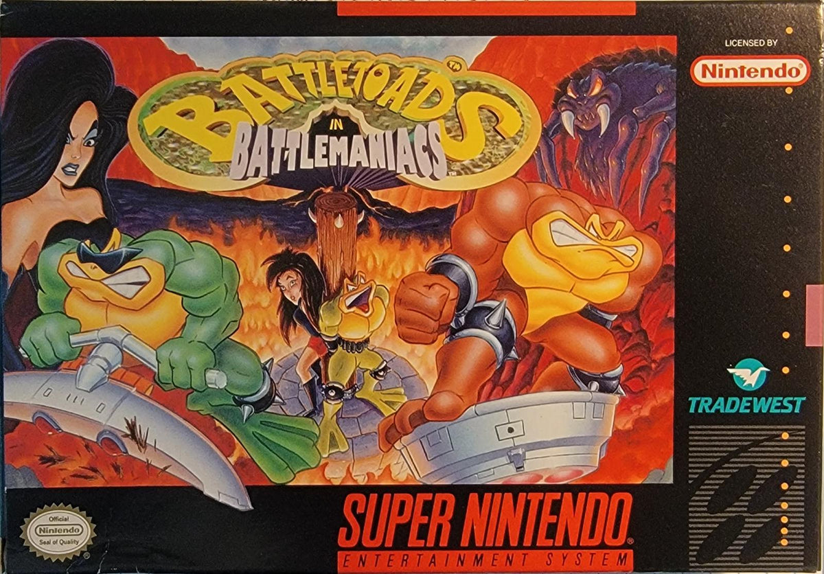 Nexwave Video Games Inc. - Battletoads In Battlemaniacs - Video Game - Super Nintendo