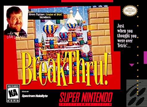 Nexwave Video Games Inc. - BreakThru - Video Game - Super Nintendo