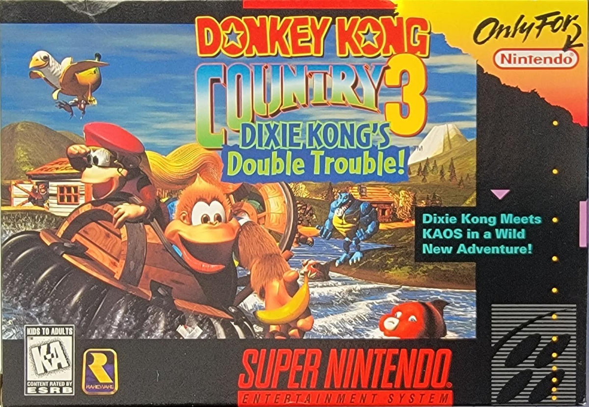 Nexwave Video Games Inc. - Donkey Kong Country 3 - Video Game - Super Nintendo