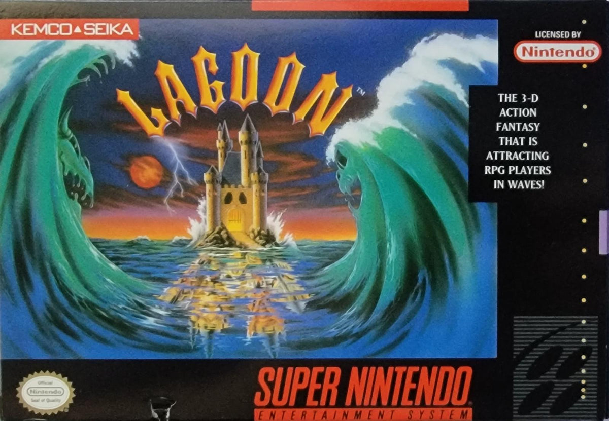 Nexwave Video Games Inc. - Lagoon - Video Game - Super Nintendo