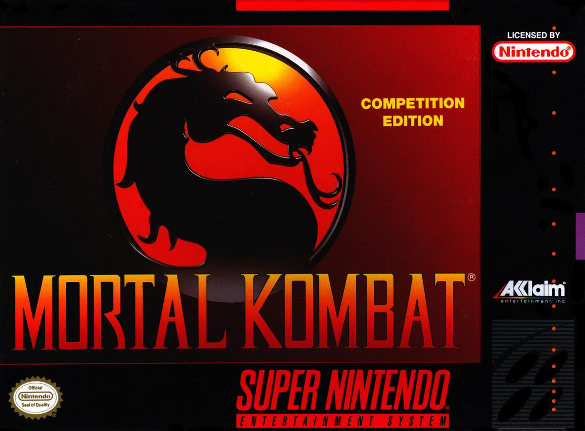 Nexwave Video Games Inc. - Mortal Kombat - Video Game - Super Nintendo