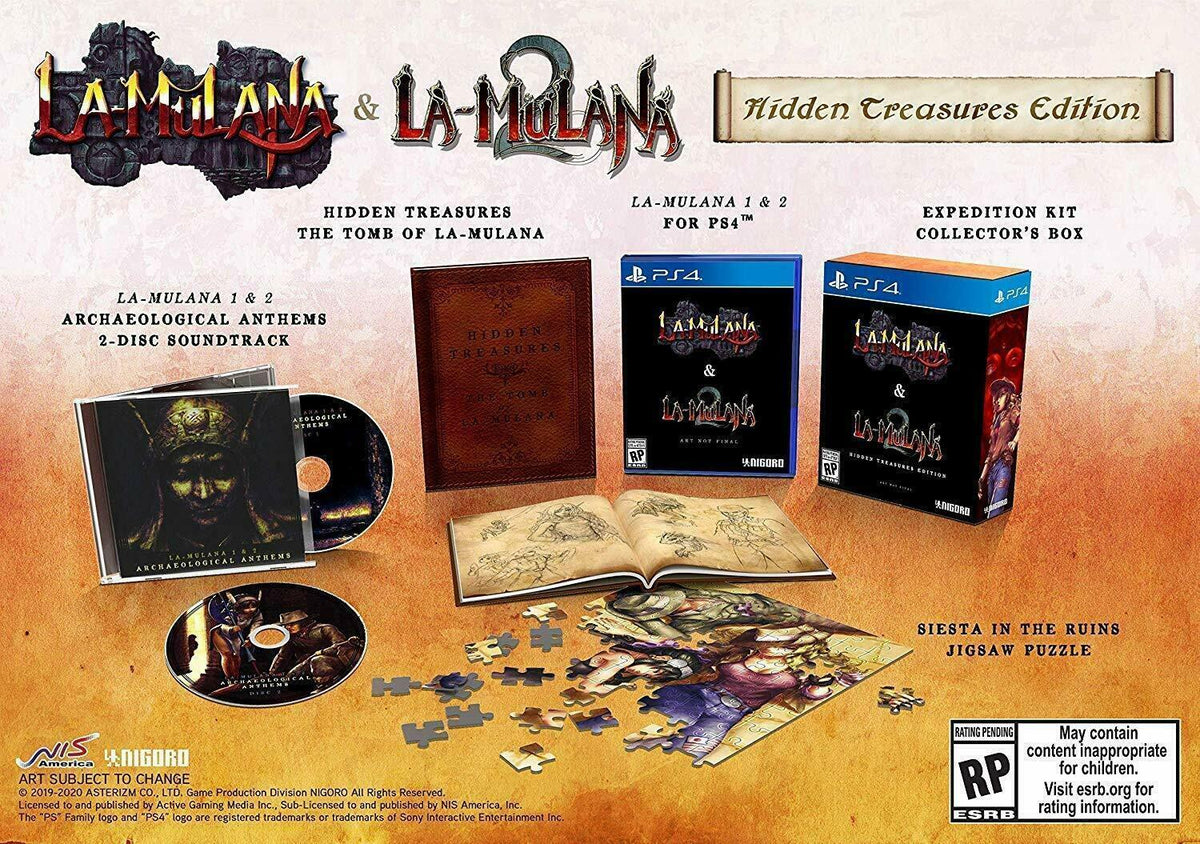 Nexwave Video Games Inc. - La Mulana 1 & 2 [Hidden Treasures Edition] - Video Game - Playstation 4