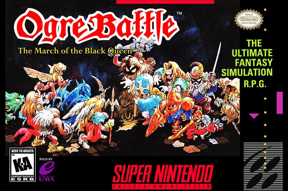 Ogre Battle The March of the Black Queen - Super Nintendo