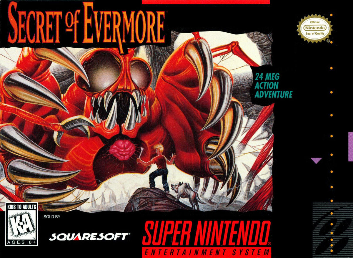 Nexwave Video Games Inc. - Secret of Evermore - Video Game - Super Nintendo