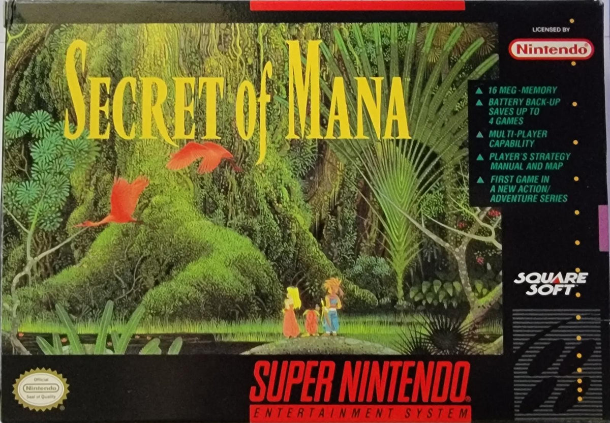 Nexwave Video Games Inc. - Secret of Mana - Video Game - Super Nintendo